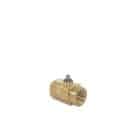 1" NPT Brass Replacement Actuator-ready Ball valve