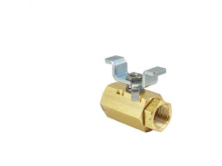 1/4" NPT Brass Manual Ball Valve