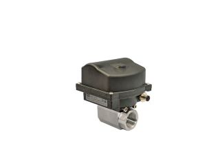1/2" NPT CFM8 Stainless Steel 24 DC Electric Actuated Ball Valve