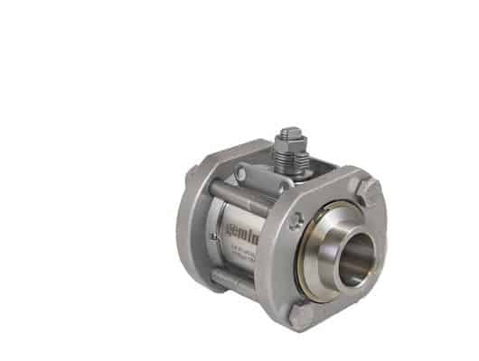 3/4" Tube Socket Weld Stainless Steel Replacement Actuator-ready Ball valve