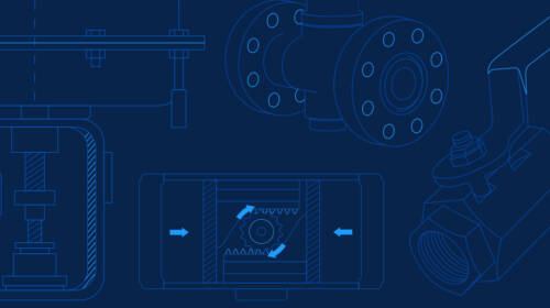 Outlines-of-Valve-Actuator-against-a-blue-background.
