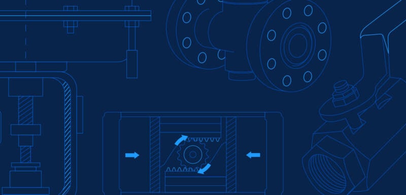 Outlines-of-Valve-Actuator-against-a-blue-background.
