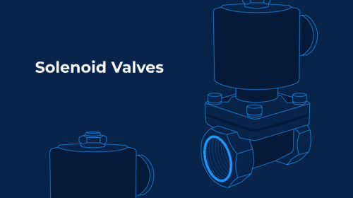 graphic illustration of a solenoid valve
