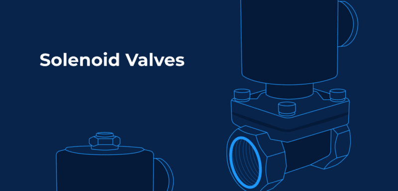 graphic illustration of a solenoid valve